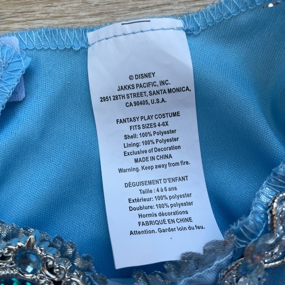 Disney Cinderella Halloween costume dress up size 4-6x girls - Picture 2 of 3